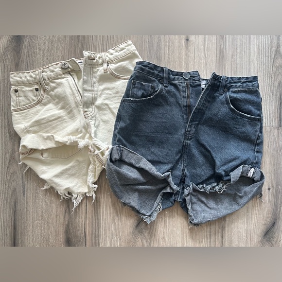 2 PAIR OF ONE TEASPOON BANDIT SHORTS - Picture 5 of 7